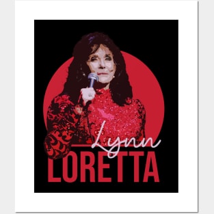 Loretta Lynn country music artist Posters and Art